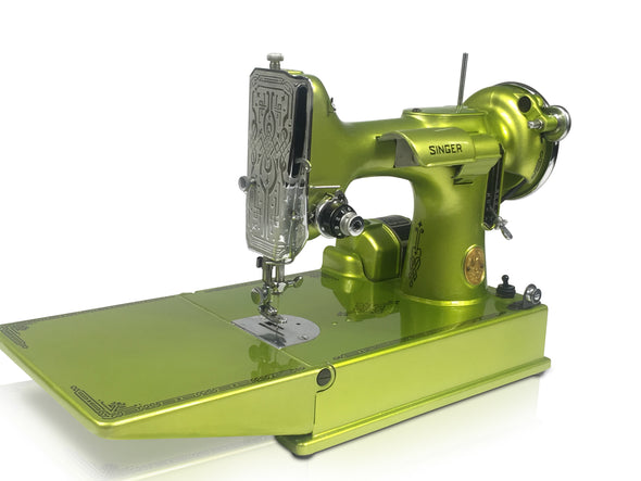 Singer 221 Featherweight Sewing Machine Custom Painted Color of choice (Candy Red)
